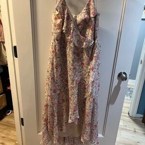 Floral Ruffle Maxi Dress